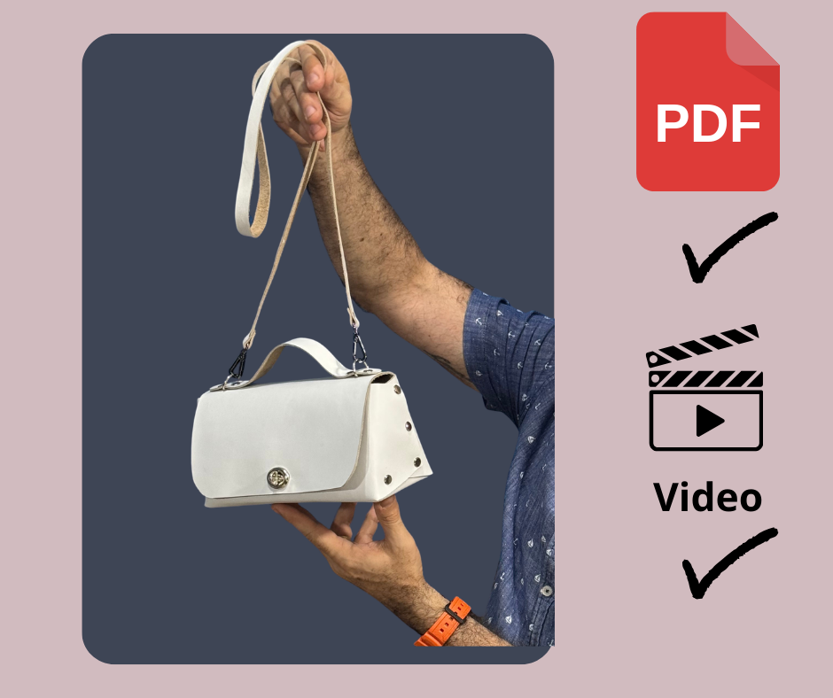 Patrón digital PDF de bolso de noche (sin costura)