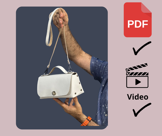 Patrón digital PDF de bolso de noche (sin costura)