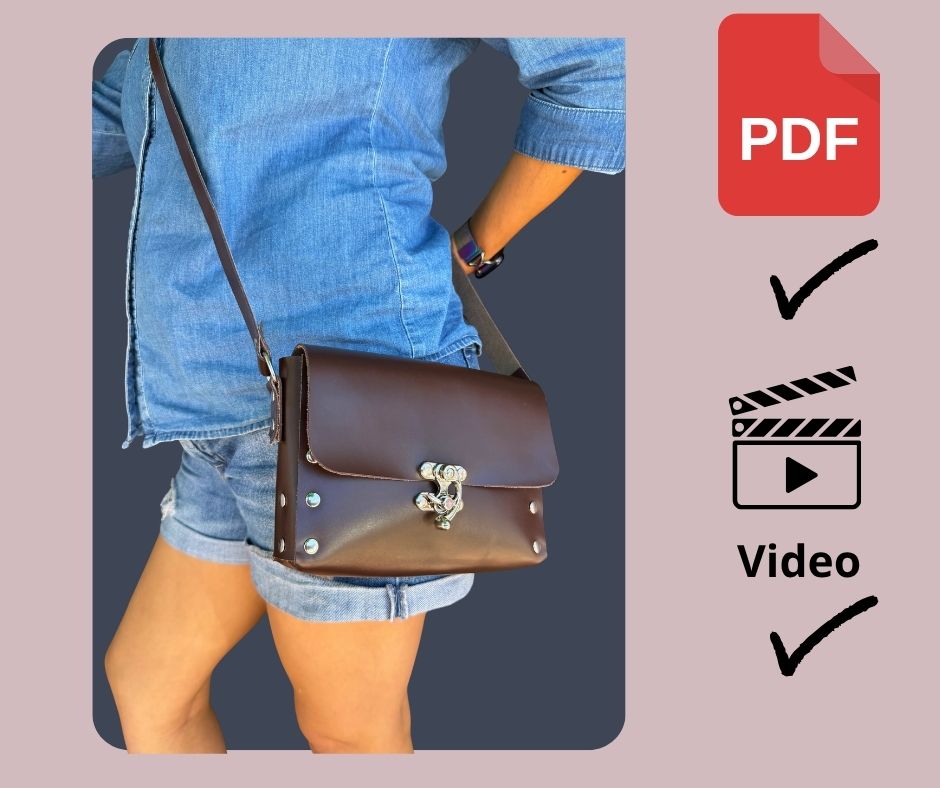 Patrón digital para realizar un bolso bandolero sin costura