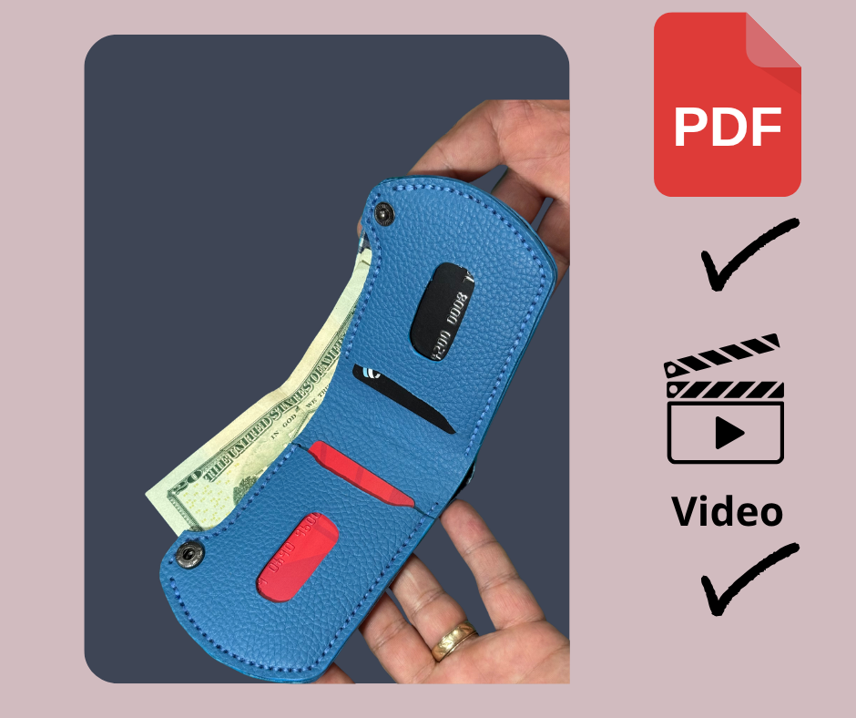 Patrón Digital de billetera con broche